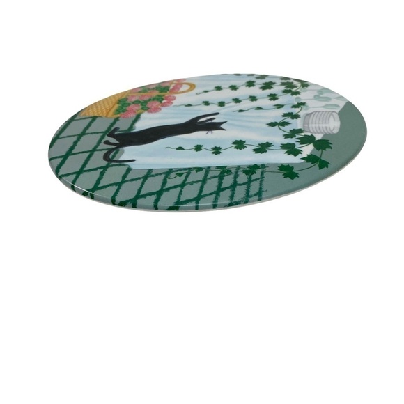 Cat Trivet Plate Vintage Melamine by Mebel Italy - Picture 9 of 11